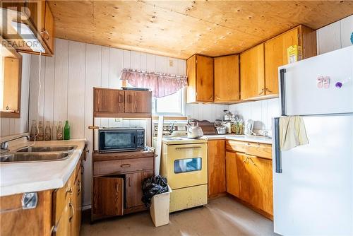 53 Coal Dock Road, Nairn Centre, ON - Indoor Photo Showing Kitchen With Double Sink