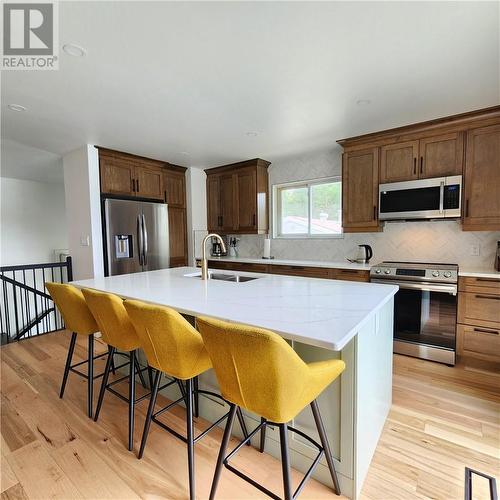 53 Coal Dock Road, Nairn Centre, ON - Indoor Photo Showing Kitchen With Stainless Steel Kitchen With Double Sink With Upgraded Kitchen