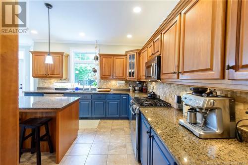 38 Shornecliff Drive, Quispamsis, NB - Indoor Photo Showing Kitchen With Double Sink