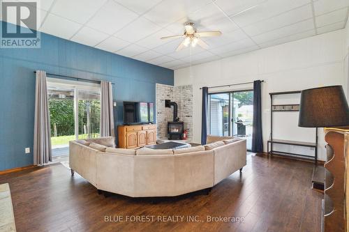 13 Victoria Street, Bayham (Port Burwell), ON - Indoor Photo Showing Living Room With Fireplace