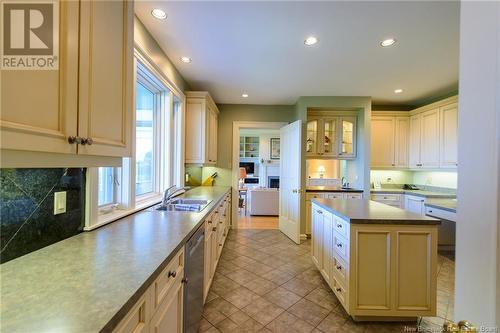 65 Gondola Point Road, Rothesay, NB - Indoor Photo Showing Kitchen With Double Sink