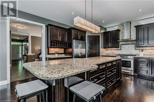 220 Paige Place, Kitchener, ON - Indoor Photo Showing Kitchen With Stainless Steel Kitchen With Upgraded Kitchen