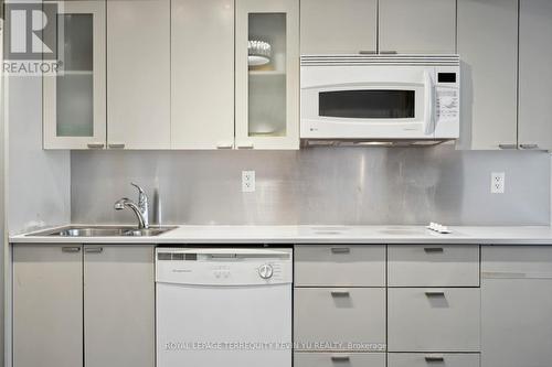 729 - 111 Elizabeth Street, Toronto (Bay Street Corridor), ON - Indoor Photo Showing Kitchen With Double Sink