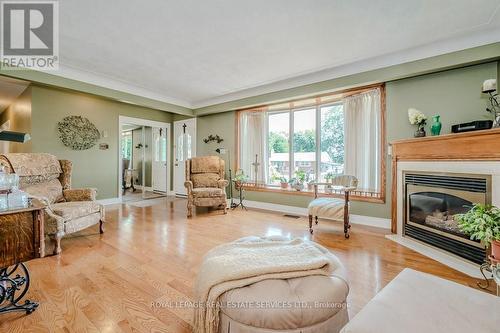 2299 Fassel Avenue, Burlington (Freeman), ON - Indoor Photo Showing Living Room With Fireplace