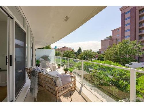 103-68 Songhees Rd, Victoria, BC - Outdoor With Balcony With Exterior