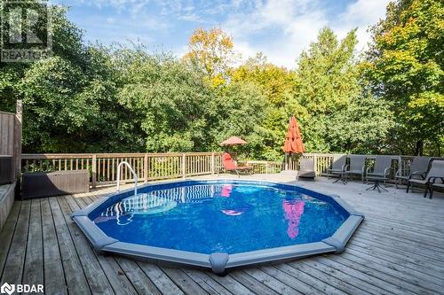 4992 County Rd 1 Road, Consecon, ON - Outdoor With Above Ground Pool With Deck Patio Veranda With Backyard