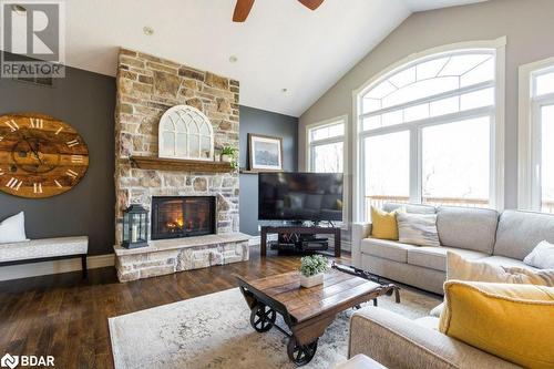 4992 County Rd 1 Road, Consecon, ON - Indoor Photo Showing Living Room With Fireplace