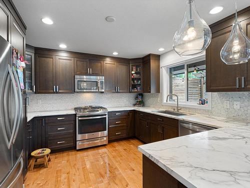 808 Woodrush Crt, Kamloops, BC - Indoor Photo Showing Kitchen With Upgraded Kitchen