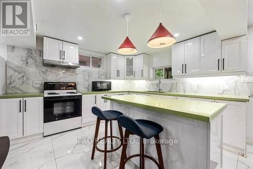 3028 Weston Road, Toronto (Humberlea-Pelmo Park), ON - Indoor Photo Showing Kitchen With Upgraded Kitchen