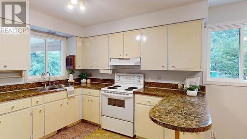 9803 Willow Road, Fort St. John, BC - Indoor Photo Showing Kitchen With Double Sink