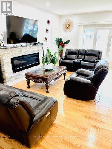 2951 Heardcreek Trail, London, ON - Indoor Photo Showing Living Room With Fireplace