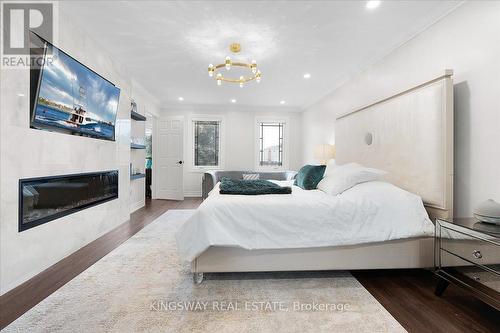 265 Wycliffe Avenue, Vaughan, ON - Indoor Photo Showing Bedroom With Fireplace