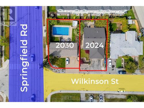 2024 Wilkinson Street, Kelowna, BC -  With View