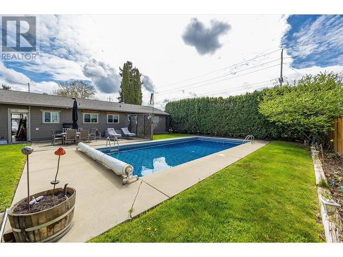 2024 Wilkinson Street, Kelowna, BC - Outdoor With In Ground Pool With Backyard