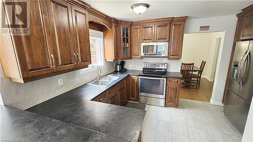 717 Campbell Avenue, Fergus, ON - Indoor Photo Showing Kitchen With Double Sink