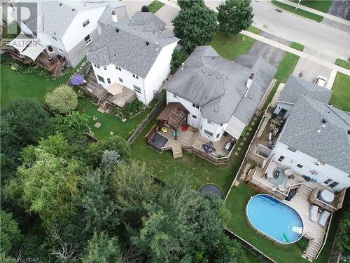 717 Campbell Avenue, Fergus, ON - Outdoor With Above Ground Pool With View