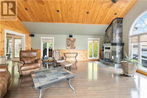 86 Dominique Street Unit# 88, Grand Falls, NB - Indoor Photo Showing Living Room With Fireplace