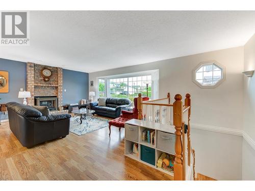 6395 Newton Court, Summerland, BC - Indoor Photo Showing Living Room With Fireplace