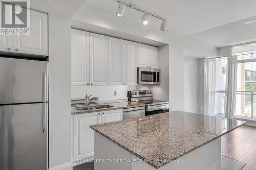 309 - 225 Webb Drive, Mississauga (City Centre), ON - Indoor Photo Showing Kitchen With Stainless Steel Kitchen With Double Sink