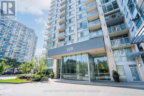 309 - 225 Webb Drive, Mississauga (City Centre), ON - Outdoor With Balcony With Facade