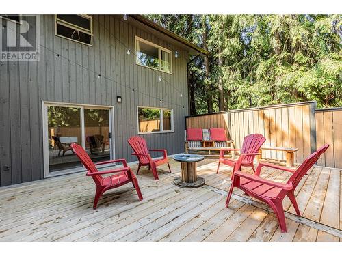 2539 Forest Drive, Blind Bay, BC - Outdoor With Deck Patio Veranda With Exterior