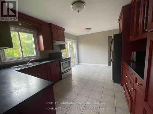 198 St.Davids Road, St. Catharines, ON - Indoor Photo Showing Kitchen With Double Sink