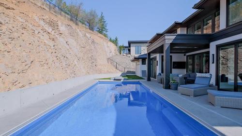 740 Pinehaven Court, Kelowna, BC - Outdoor With In Ground Pool