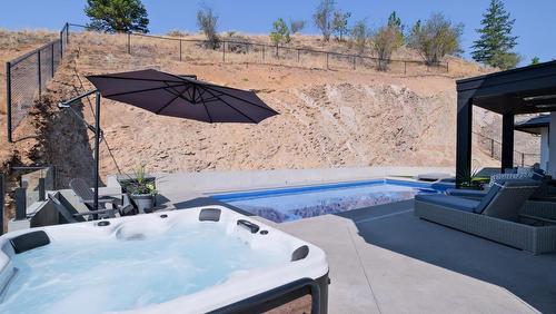 740 Pinehaven Court, Kelowna, BC - Outdoor With In Ground Pool