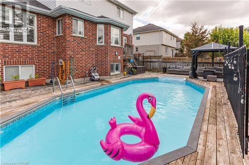 21 Heron Avenue, Woodstock, ON - Outdoor With In Ground Pool With Deck Patio Veranda