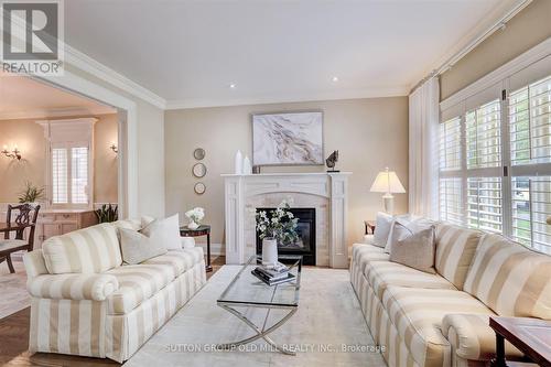 64 Princeton Road, Toronto (Kingsway South), ON - Indoor Photo Showing Living Room With Fireplace