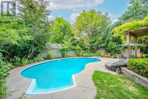 42 Liverpool Street, Guelph, ON - Outdoor With In Ground Pool With Backyard