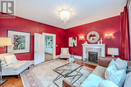 42 Liverpool Street, Guelph (Exhibition Park), ON - Indoor Photo Showing Living Room With Fireplace