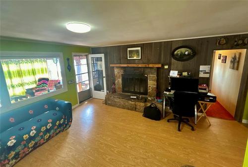 10 Slocruz Drive, Sandy Lake, MB - Indoor With Fireplace