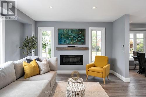 2042 Springdale Road, Oakville (West Oak Trails), ON - Indoor Photo Showing Living Room With Fireplace