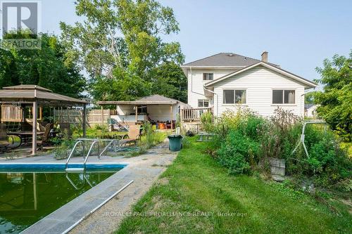 48 North Trent Street, Quinte West, ON - Outdoor With In Ground Pool With Backyard