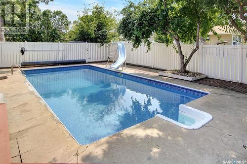 67 Selkirk Crescent, Regina, SK - Outdoor With In Ground Pool With Backyard