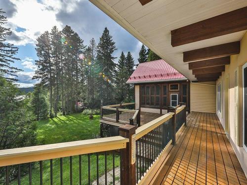 Balcony - 298 Rue Principale, Saint-Donat, QC - Outdoor With Exterior