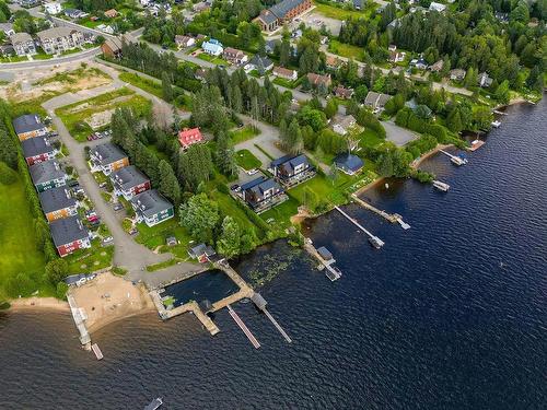 Photo aÃ©rienne - 298 Rue Principale, Saint-Donat, QC - Outdoor With Body Of Water With View