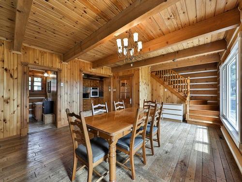 Dining room - 298 Rue Principale, Saint-Donat, QC - Indoor Photo Showing Dining Room