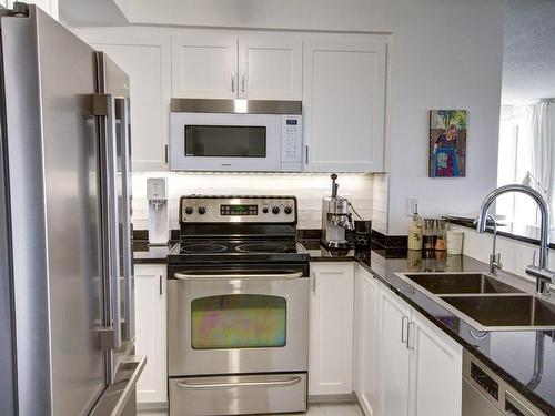 Cuisine - 1101-650 Rue Jean-D'Estrées, Montréal (Ville-Marie), QC - Indoor Photo Showing Kitchen With Double Sink With Upgraded Kitchen