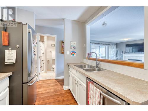 1780 Atkinson Street Unit# 208, Penticton, BC - Indoor Photo Showing Kitchen With Double Sink