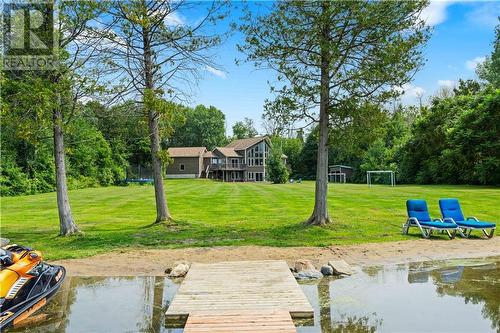 Large yard for play - 951 Corktown Road, Merrickville, ON - Outdoor With Body Of Water