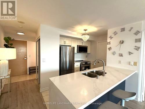 1808 - 503 Beecroft Road, Toronto, ON - Indoor Photo Showing Kitchen With Double Sink With Upgraded Kitchen