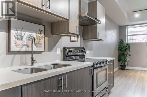 2 - 73 King Street E, Hamilton (Beasley), ON - Indoor Photo Showing Kitchen With Double Sink