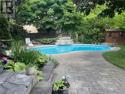 15 Rodney Street, Barrie, ON - Outdoor With In Ground Pool With Deck Patio Veranda With Backyard