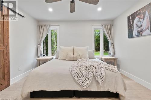 668 Bruce Road 9, South Bruce Peninsula, ON - Indoor Photo Showing Bedroom