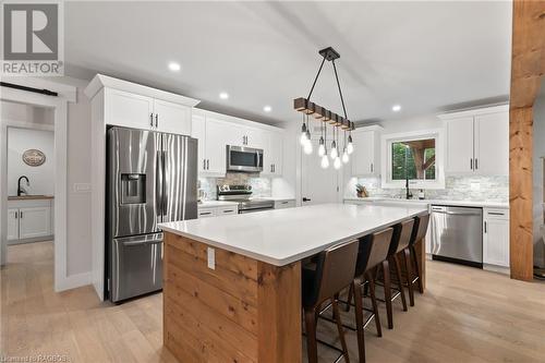 668 Bruce Road 9, South Bruce Peninsula, ON - Indoor Photo Showing Kitchen With Upgraded Kitchen