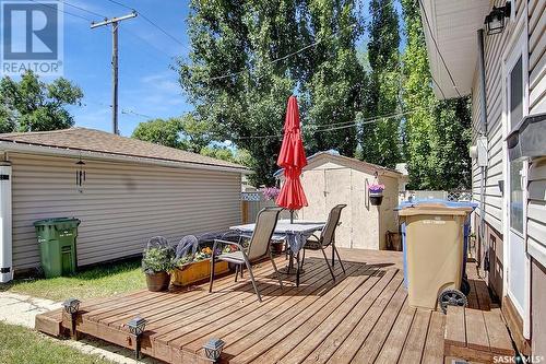 1000 Horace Street, Regina, SK - Outdoor With Deck Patio Veranda With Exterior