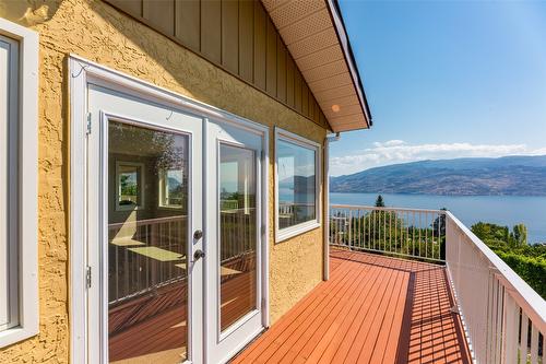 6191 Wilson Road, Peachland, BC - Outdoor With Body Of Water With Deck Patio Veranda With Exterior