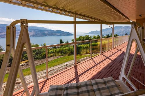 6191 Wilson Road, Peachland, BC - Outdoor With Body Of Water With Deck Patio Veranda With View With Exterior